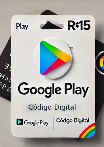 Gift Card Google Play R$15 – Código Digital Imediato